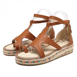 Roman Gladiator Sandals Summer Wedges Platform Women Shoes