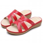 Women Cut-out Breathable Wearable Comfy Casual Beach Wedges Sandals