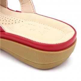 Women Cut-out Breathable Wearable Comfy Casual Beach Wedges Sandals