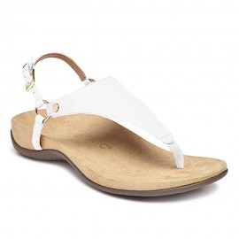 Women Metal Buckle Flip Flops Casual Flat Slingback Sandals