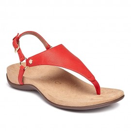 Women Metal Buckle Flip Flops Casual Flat Slingback Sandals