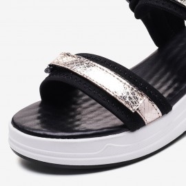 Women Adjustable Strap Sports Comfy Casual Wedge Sandals