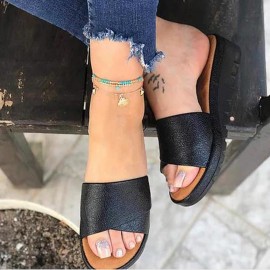 Women Casual Wedges Beach Slide Sandals