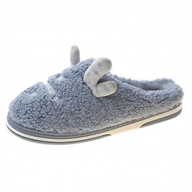 Women's Cute Antlers Warm Lining Casual Home Plush Slippers