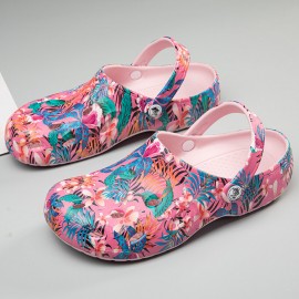 Women Breathable Hollow Out Waterproof Two-ways Soft Beach Sandals