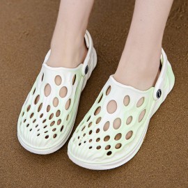 Women Hollow Out Two-ways Waterproof Breathable Soft Beach Sandals