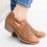 Large Size Women Pattern Hollow out Suede Slip on Pumps
